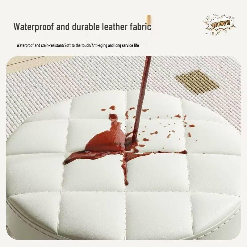 Plastic Swivel Caster Mobile Low Stool for Living Room or Nursery