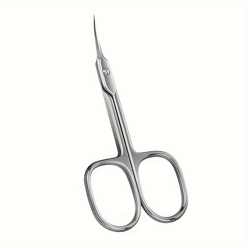 

Ножницы из нержавеющей стали для удаления омертвевшей кожи, подходящие для удаления омертвевшей кожи, подстригания бровей, накладных ресниц и инструменты для ухода за ногтями для макияжа.