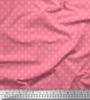 Soimoi Japan Crepe Satin Fabric Swimming Ring Small Printed Craft Fabric by the metre 42 Inch