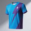 Nuova t-shirt personalizzata da uomo con coniglio cartone animato, maniche corte stile street e tessuto ad asciugatura rapida confortevole