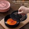 Fireproof Wrought Iron Mosquito Coil Holder with Lid - Creative Carbon Steel Ash-Catcher