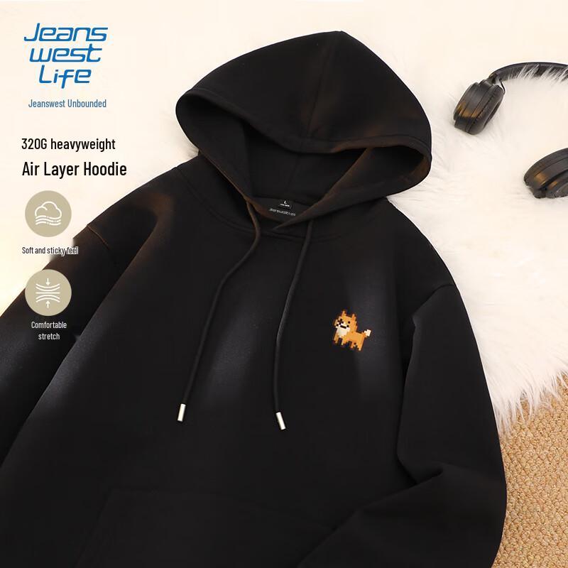 JEANSWEST LIFE Мужская повседневная толстовка с капюшоном 3XL