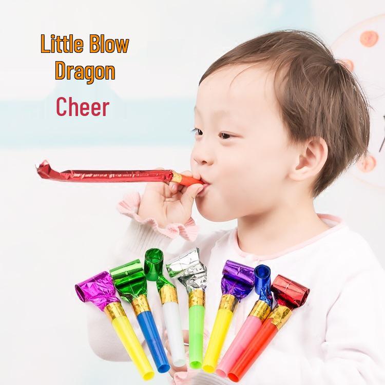 Large Smiley Face Dragon Whistle Children s Toy - Clown Street Stall Toy