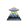Cartoon Alloy Vibrant Spaceship Phone Brooch Pin Stylish Decorative Badge For Collectors Fans And