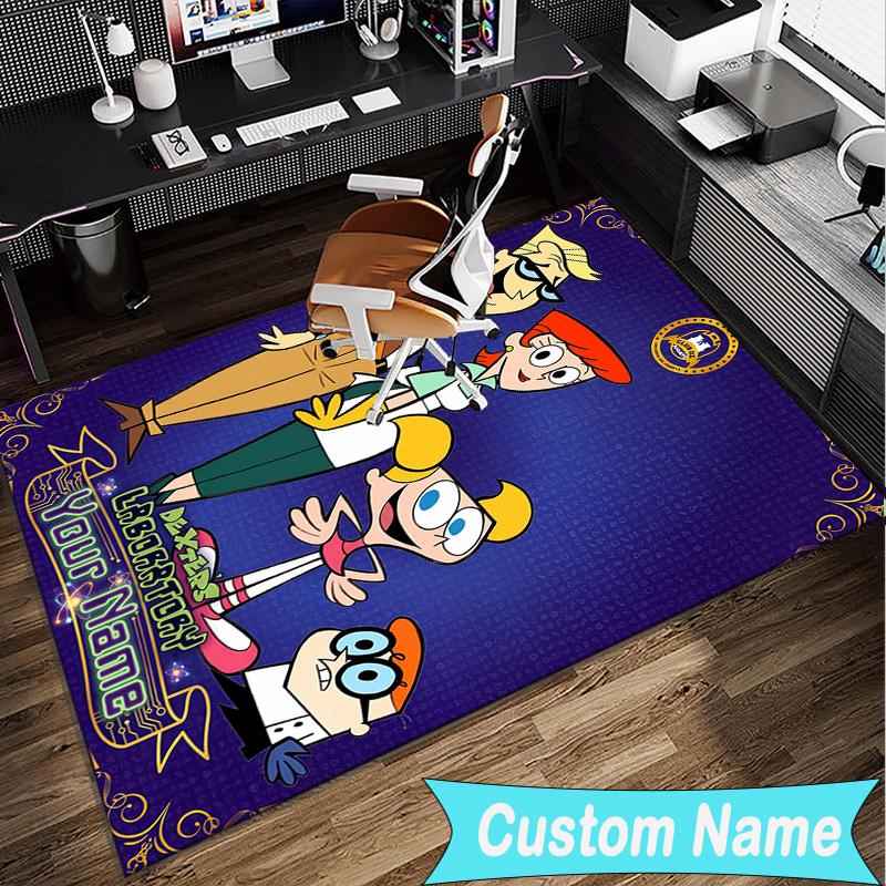 Custom Name Rug Dexter Power Adventure Area Rug Suitable for Indoor And Outdoor,Carpets for Homes, Offices,Living Rooms,Home Decor,Christmas Gift