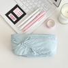 Large Capacity Stationery Storage Bag Bowknot Design Pencil Bag Cosmetic Bag Pencil Case  Girls
