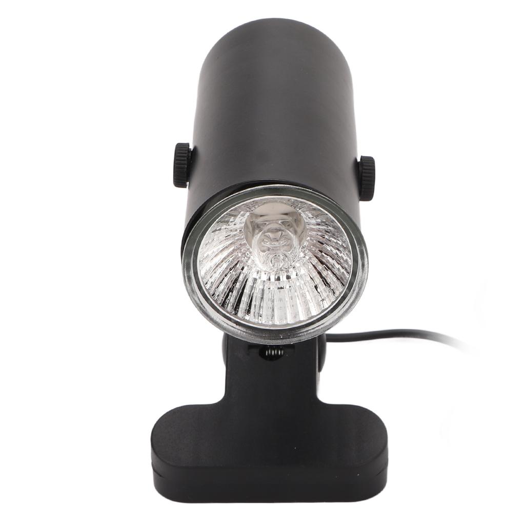 UVA UVB Reptilienlampe 50W Vollspektrum Sonnenlampe Sonnenbad Wärmelampe mit Klemme für Amphibien