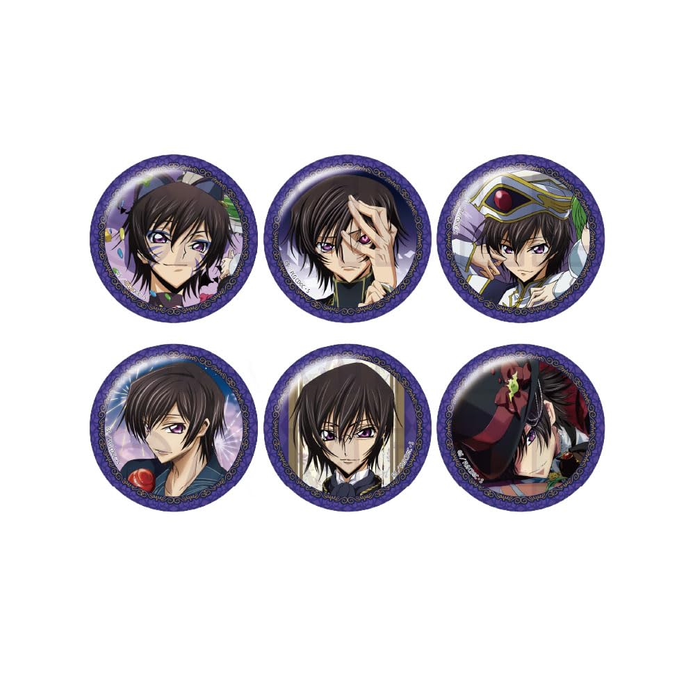 

Code Lelouch of the Rebellion Lelouch Trading Collection Can Badge Box of 6 Geass ver.