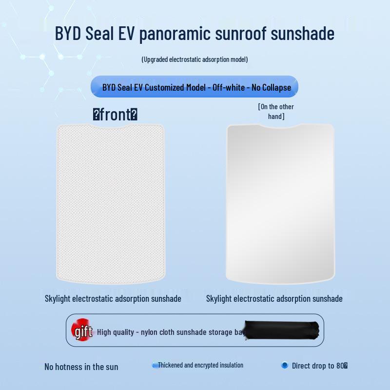 BYD Seal Tang Han Suede Heat Insulation Sunroof Shade
