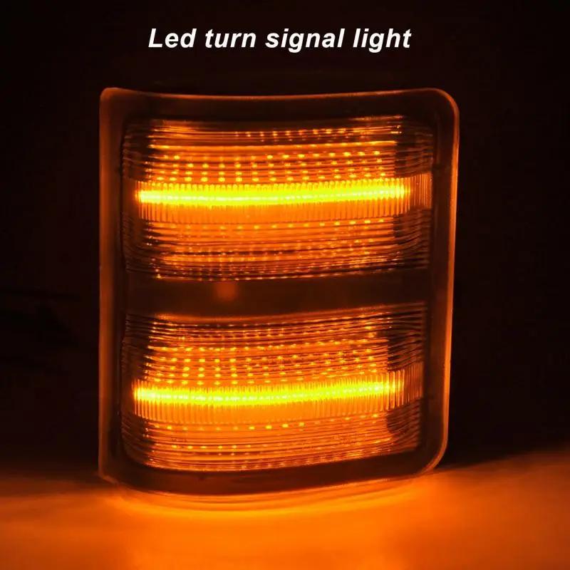 Car Accessories A Pair LED Side Mirror Marker Lights Turn Signal Lamp Fit For Ford F250 F350 F450 F550 2008 2009 2010 2011-2016