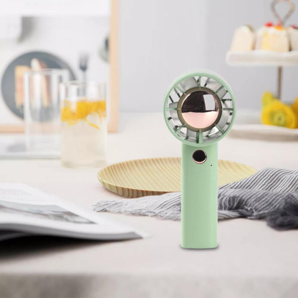Mini Portable Fan, Powerful Rechargeable Handheld Fan with USB, Silent Travel Pocket Fan for Kids, Girls, Women - Compatible with Personal Use