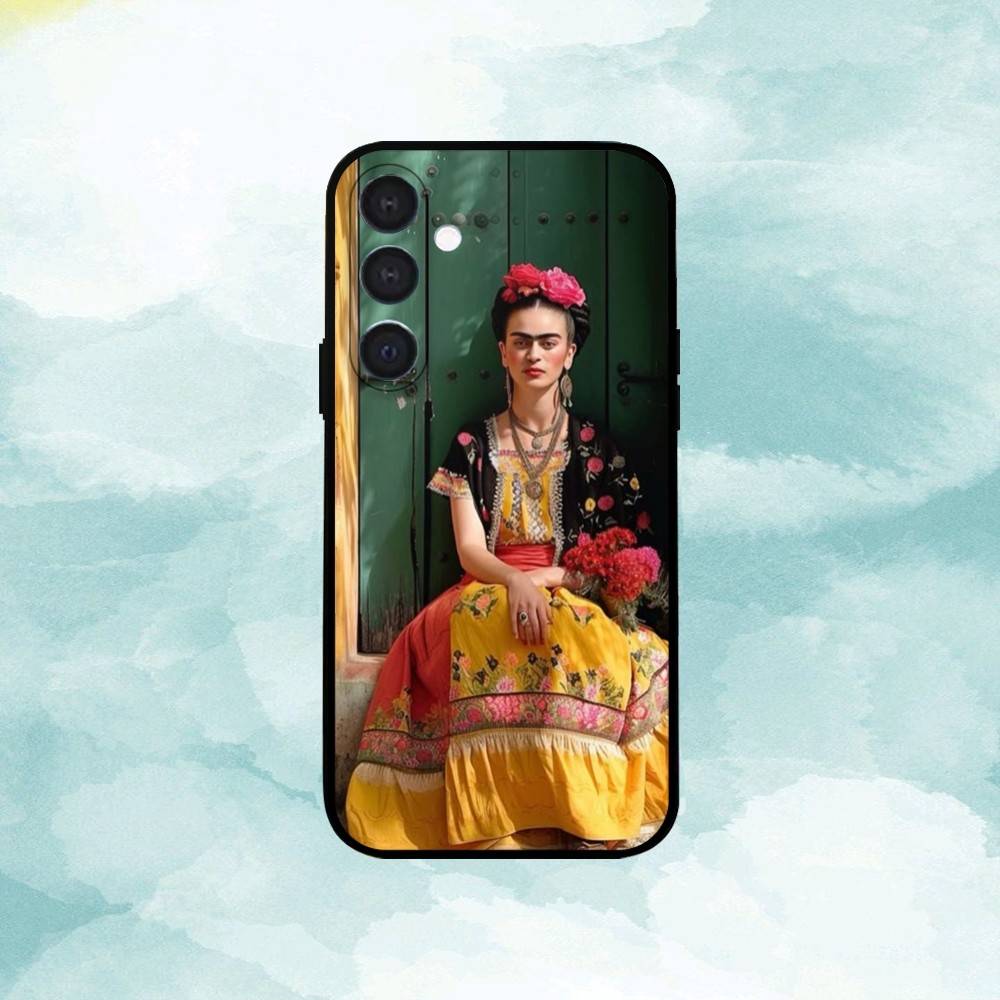 Fashion F-FridaS-S K-Kahlo  Phone Case For Samsung  A73,A21s,A22,A31,A32,A52,A53,A71,A80,Soft Black Shell