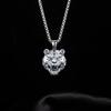 European and American Fashion Retro Domineering Tiger Head Necklace Men's Pendant Trendy Brand Hip-hop Simple