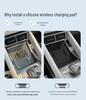 Wireless Charging Silicone Anti-Slip Pad for Car Interior Console (24-25 Yuan)