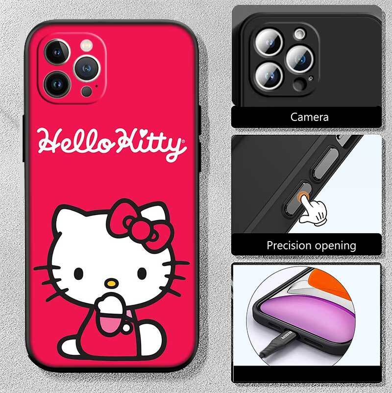 New Hello Kitty Case for Samsung Note 20 10 S25 Plus Ultra Lite FE M20 M21 M30 M31 M51 A11 A26 A51 A52 A53 A56 A70 A71 A72 A73