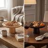 Smooth Cake Stand Wooden Display Platter Multi Scene Dessert Holder  Cake Display