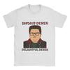 Streetwear TShirt Summer Delightful Derek Retro Hip Hop T Shirts 100 Cotton Tee Shirt for Man Funny Pattern Short Sleeve Tops
