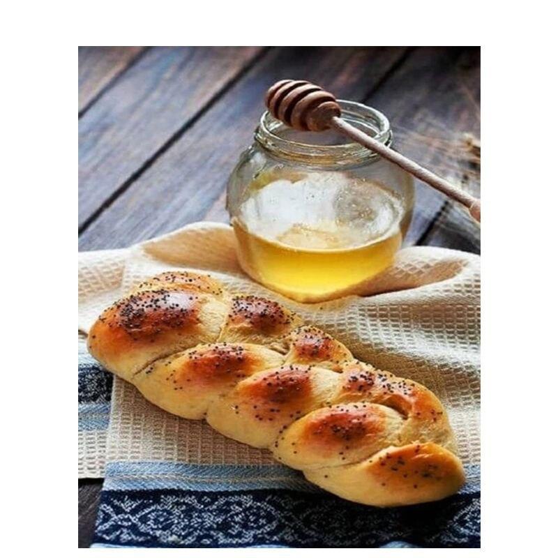 5D Diy Diamond Painting Coffee Dessert Full Round Diamond Art Embroidery Mosaic Still Life Home Decoration 40x50cm