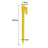 4pcs Plastic Camping Tent Stakes Beach Mats Nails Windproof Parachute Cord Pegs Outdoor Camping Tend Nail Accessories