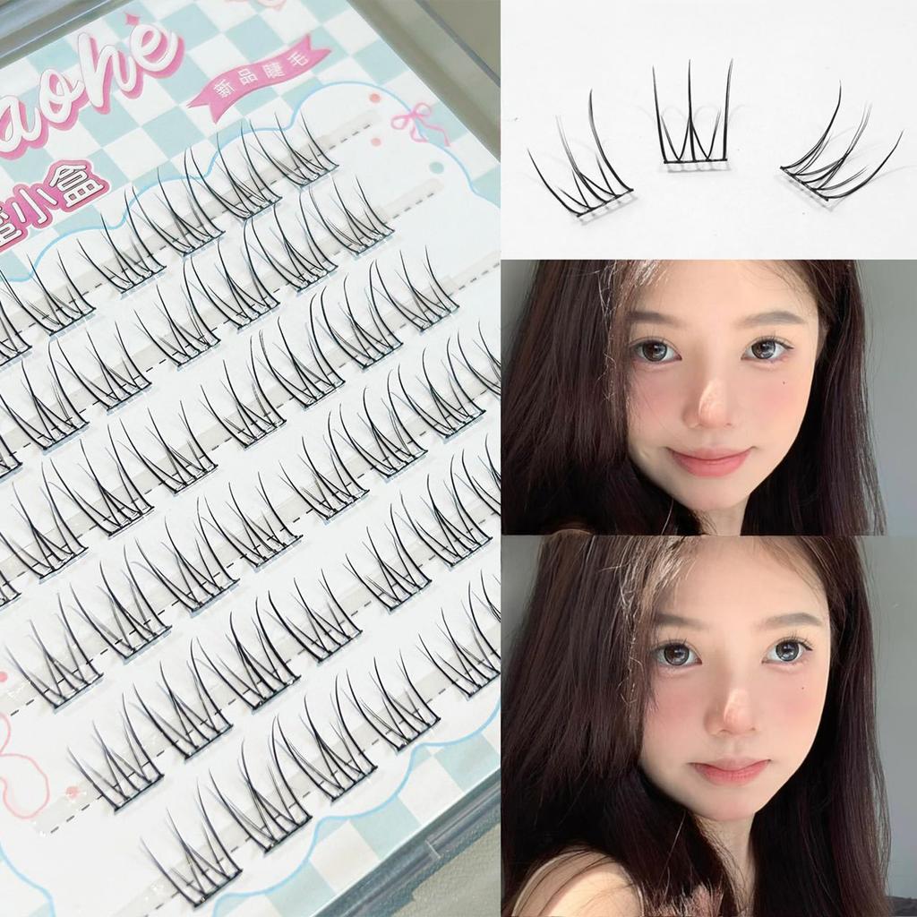 Woman Vivid Daily Lash Clusters Anime Cosplay Lash Extension Suitable For Women Of All Ages