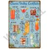 Metal Sign Vintage Tin Signs Retro Decorations Gin & Tonic Cocktail Plate Decorative Poster Plaque Bar Kitchen Home Wall Decor