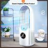 Xiaomi Portable USB Air Cooler Leafless Electric Desktop Fan 6 Speed Silent Timer Air Conditioner Cooling Humidifier Conditioning Fan