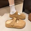 Fashion Platform Baotou Semi-slippers Women's 2525 New Spring and Autumn Versatile Outward Wear Heightened Slip-on Slippers
