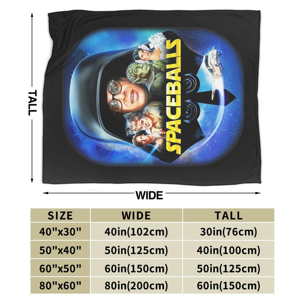 Spaceballs Blankets Fleece Printed Portable Warm Throw Blanket for Bed Outdoor Bedspread