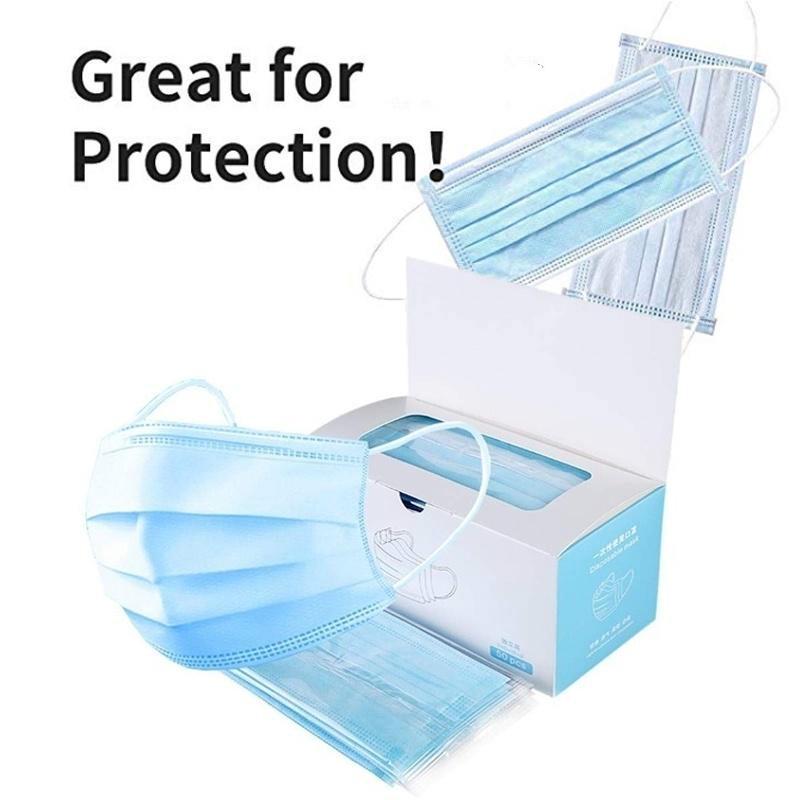 Buy Disposable Mask Face Masks with Elastic Ear Loop Anti Dust Safety