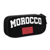 Morocco Flag Pencil Case Classic   Pen Holder Bag Student Big Capacity Students School Cosmetic Pencilcases