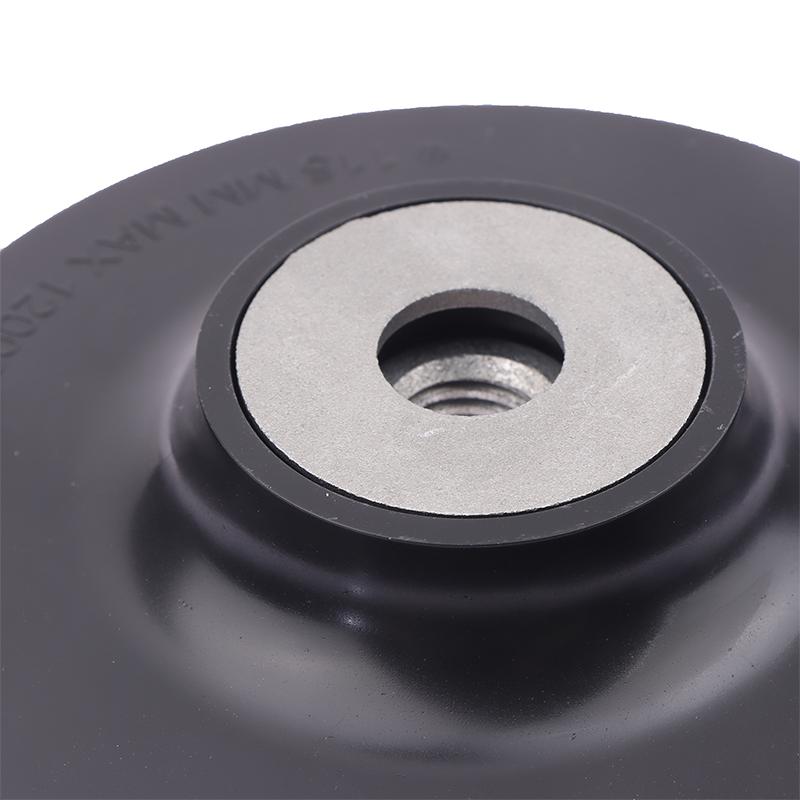 4-7 ''Harzfaser-Stützteller-Scheiben-Stützteller-Werkzeug 12200 U/min Stahlpapierfach für Winkelschleifer