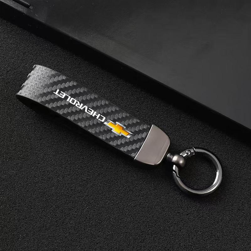 Leather Car Logo Key Chain Keyring Pendant Auto Interiors For Chevrolet Volt Lacetti Aveo Groove Onix Volt Matiz Camaro Colorado