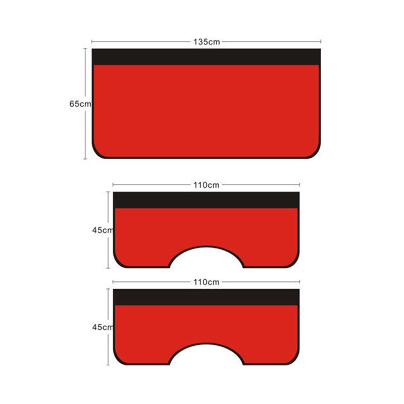 

3 шт. Универсальный автомобильный магнитный чехол для защиты крыла, складной защитный коврик для механика, коврик для ремонта автомобиля, аксессуары красный