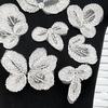 Handmade Embroidery Butterfly Leaf Sequins Decorative Applique Clothes Shoes And Hats Sweater Clothing Patch Cloth Sticker Accessories