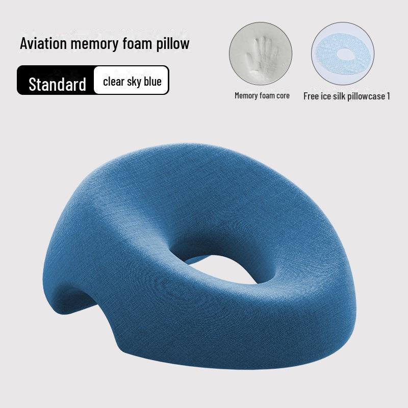 Memory Foam Beauty Salon Pillow for Massage and Relaxation with Face Hole