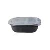 Disposable Rectangular Plastic Food Containers with Lids