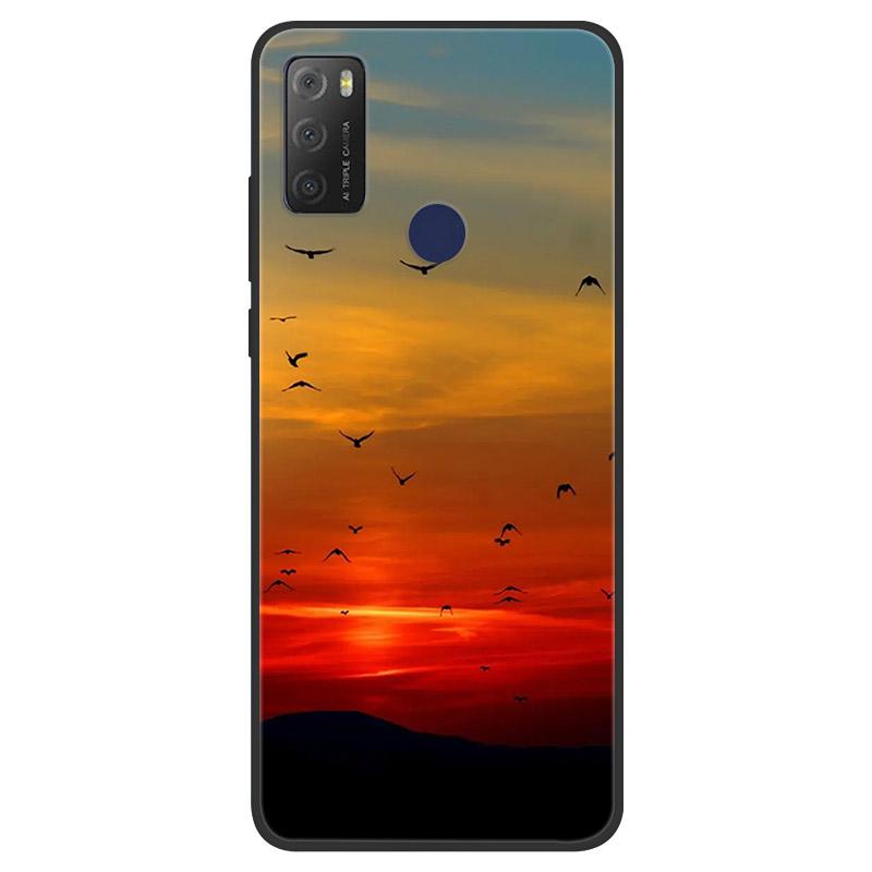 For TCL 20Y 6156D Case Shockproof Soft TPU Silicone Phone Cover For TCL 20Y 20 Y E 6125F Fundas For TCL20Y TCL20E Shell Coque