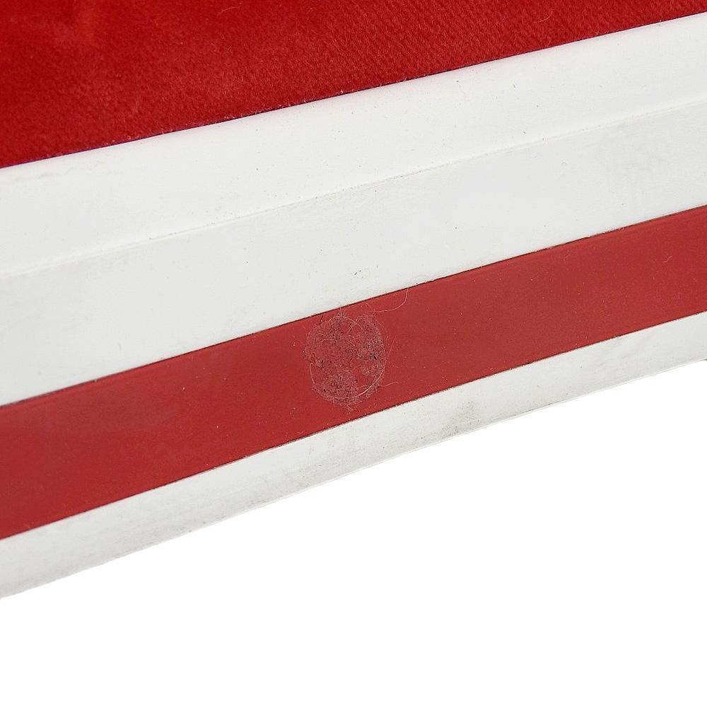 Alexander Mcqueen Beautiful Low-cut Sneakers Shoes for Women In Velvet, Red and White, Size 37, 482173 Shoes 37 Red / whiteUsed