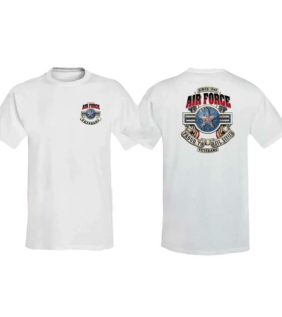 US Air Force Veterans TShirt 100 Cotton ONeck Summer Short Sleeve Casual Mens Tshirt Size S3XL