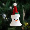 Weihnachtsbaumschmuck Figur Anhänger Bastelarbeiten Schneemann Weihnachtsmann Weihnachtsdekorationen für Feiertagsparty Zubehör Zuhause