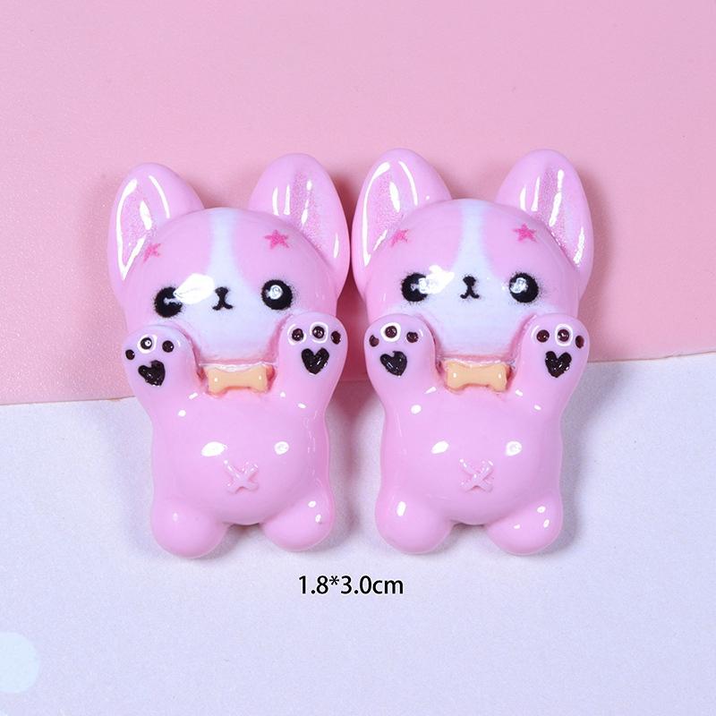 10 Buc. Rășină Nouă Drăguță 18*30mm Mini Cățeluș Spate Plat Piese Manichiură Embellishments Pentru Accesorii Arcuri Păr