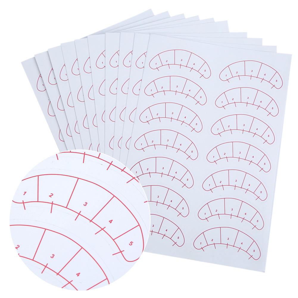 140PCS Eyelashes Extension Adhesive Sticker Eye Lash Isolation Positioning Pads Patches Tool