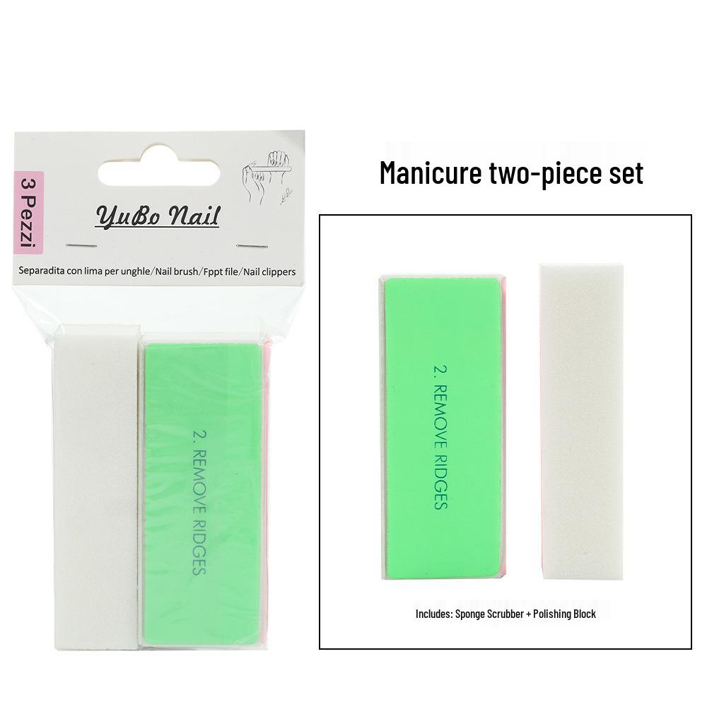 Portable PVC Cuticle Scraper & Nail Clipper Set - Nail Art Tool Kit