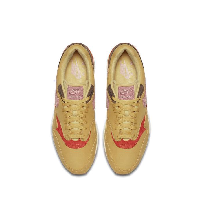 Nike Air Max 1 Crepe Wheat Gold Rust Pink CD7861-700