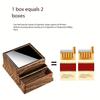 Cigarette Box Automatic Bullet Retro Moisture Proof Large Capacity of 40pcs Storing Portable Travel Daily Cigarette Storage Case
