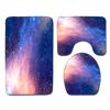 Star Toilet Three-Piece Floor Mat Bathroom Three-Piece Carpet Doormat