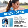 Body Cooling Patch Daily Exercise Summer Outdoor Cold Compress Physical Cooling Cool Breathable Lightweight Portable Patch