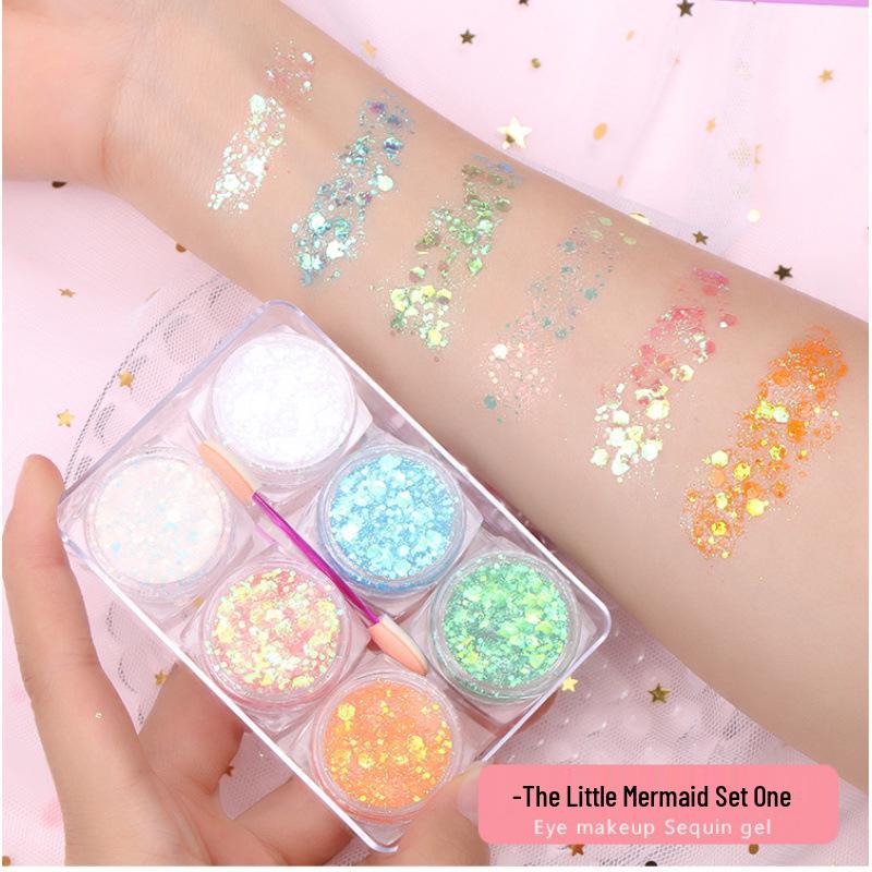 Fairy Sparkle Glitter Eyeshadow Stickers - Shimmer Makeup for Christmas & Children's Day