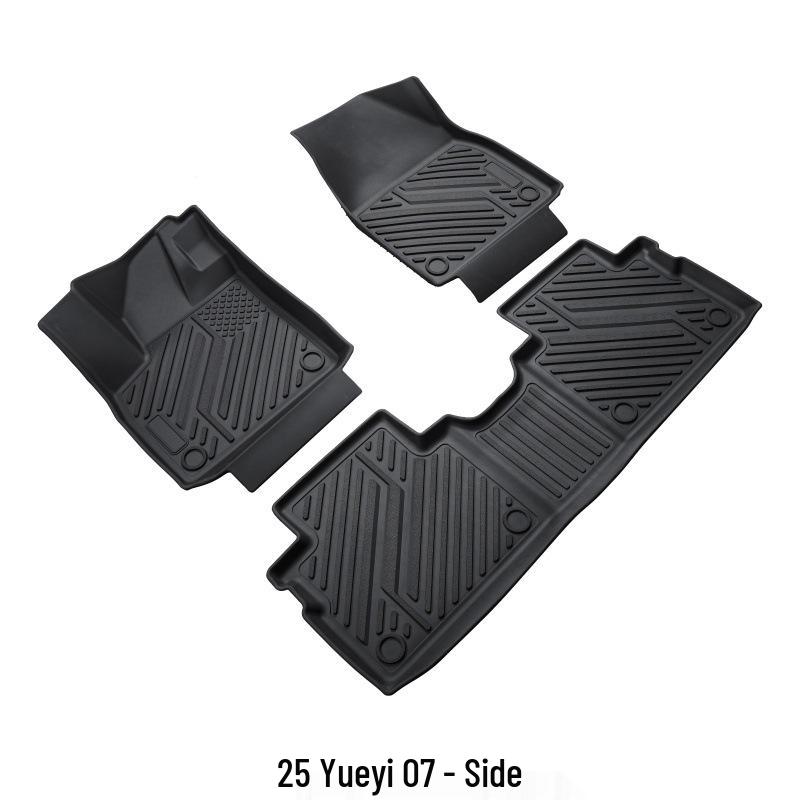 Compatible Yueyi 07 Floor Mats: Non-Slip, Wear-Resistant, Eco-Friendly TPE, Custom Fit for 25 Models.