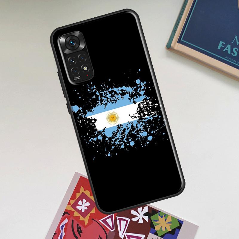Argentina Flag Case For Xiaomi Redmi Note 12 Pro Plus 8 9 10 11 Pro 8T 9S 10S 11S 12S 9C 10A 10C 12C Cover